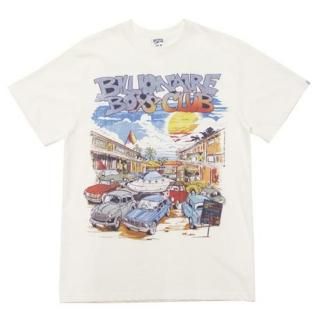 BILLIONAIRE BOYS CLUB ビリオネアボーイズクラブ BB PARTAY WASHED S/S TEE/WINTER WHITE