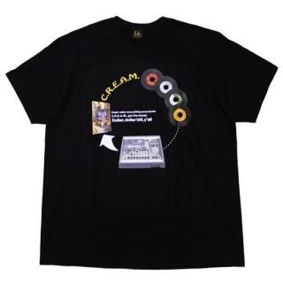 RAP ATTACK åץå C.R.E.A.M. S/S TEE RASA25-ST003/BLACK