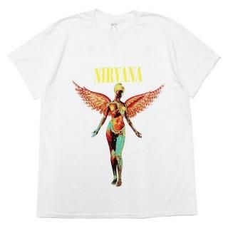 NIRVANA ˥ IN UTERO S/S TEE/WHITE