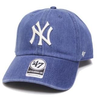 '47 եƥ֥ NEWYORK YANKEES DENIM '47 CLEAN UP CAP/TIMBER BLUE