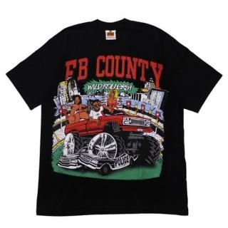 FB COUNTY եӡƥ WILD ROLLERS S/S TEE/BLACK