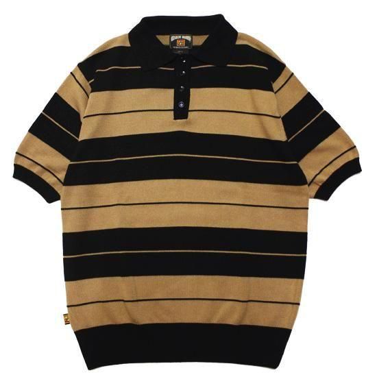 FB COUNTY エフビーカウンティ CHARLIE BROWN SHIRT/BLACKxTAN