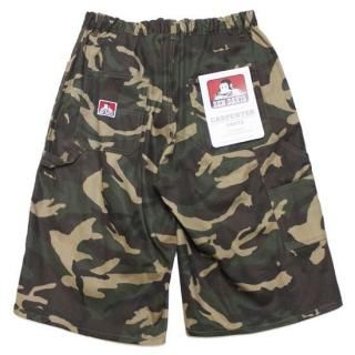 BEN DAVIS ٥ǥӥ CAMO SHORTS 25580073/WOODLAND CAMO