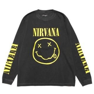 MANASTASH ޥʥå NIRVANA SMILE L/S TEE/BLACK