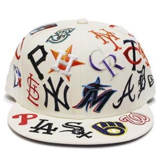 NEWERA ˥塼 MLB ALLOVER 9FIFTY CAP/CHROME WHITE