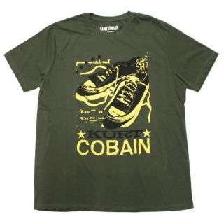 KURT COBAIN ȥС CONVERSE S/S TEE/OLIVE