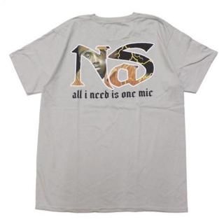NAS ʥ ONE MIC S/S TEE/GREY