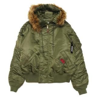 GRIMEY 饤ߡ THE PLANET N-2B FLIGHT JACKET GFJN198/GREEN