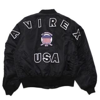 AVIREX アヴィレックス SIGNATURE BIG LOGO MA-1 7835952019/BLACK