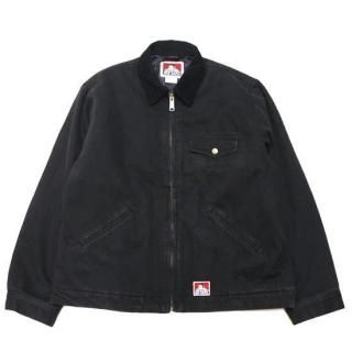 BEN DAVIS ٥ǥӥ ZIP FRONT TRUCKER JACKET 25780007/BLACK