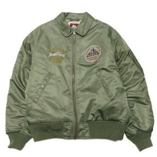 BEN DAVIS ٥ǥӥ SOUVENIR EMB FLIGHT JACKET T-26380001/KHAKI