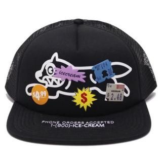 ICECREAM ꡼ TWO FOR FIVE TRUCKER CAP/BLACK