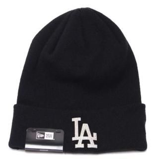 NEWERA ˥塼 LOSANGELES DODGERS RHINESTONE BADGE KNIT CAP/BLACK