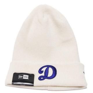 NEWERA ˥塼 LOSANGELES DODGERS DLOGO BASIC CUFF KNIT/OFF WHITE