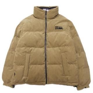 FIRSTDOWN եȥ CORDUROY BUBBLE DOWN JACKET/BEIGE
