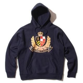 ACAPULCO GOLD ץ륳 CREST PULLOVER HOODED SWEAT/NAVY