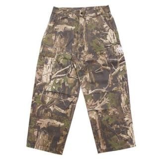 PRO CLUB ץ HEAVYWEIGHT TWILL PLEATED WIDE LEG CARGO PANTS/TREE CAMO