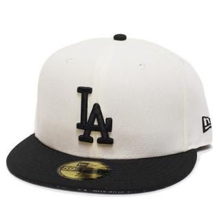 NEWERA �˥塼���� LOSANGELES DODGERS PAISLEY UNDER VISOR 59FIFTY CAP/CHROME WHITExBLACK