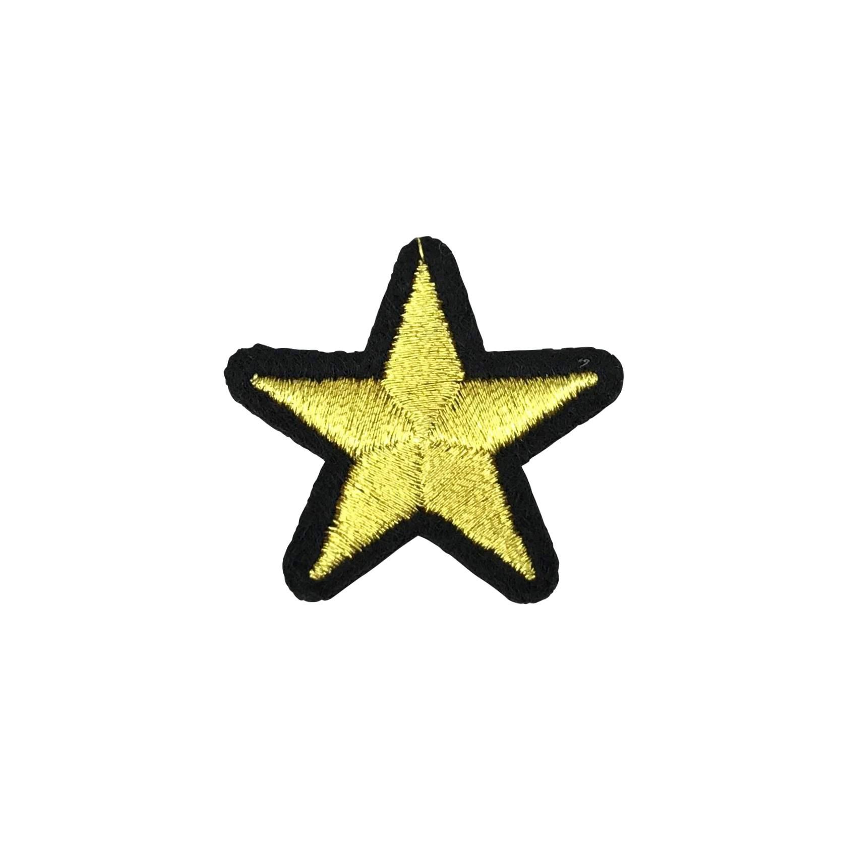 Gold Star Embroidery Wappen - HaCTION!Online Store Gold Star Embroidery Wappen - HaCTION!Online Store