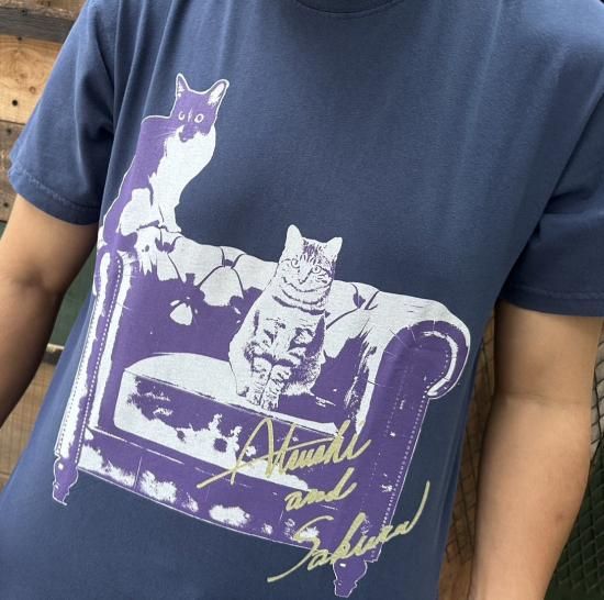 アツシ＆サクラTシャツ（ブルー） - NO.164