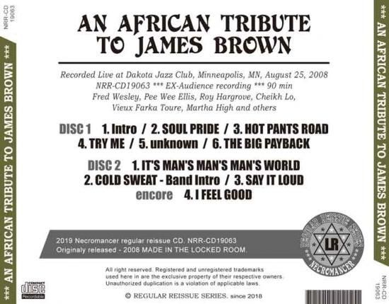 AN AFRICAN TRIBUTE TO JAMES BROWN