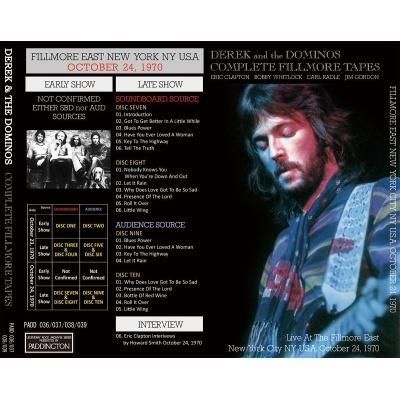 DEREK & THE DOMINOS / COMPLETE FILLMORE TAPES