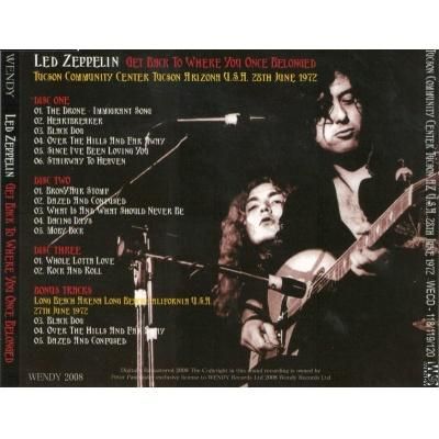 LED ZEPPELIN / GET BACK TO WHERE YOU ONCE BELONGED
