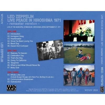 LED ZEPPELIN / LIVE PEACE IN HIROSHIMA - remaster -