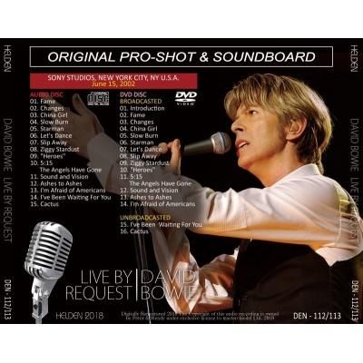 DAVID BOWIE / LIVE BY REQUEST