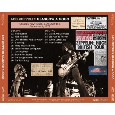 led zeppelin / 1972年グラスゴー公演5CD led zeppelin / 1972年グラスゴー公演5CD - メルカリ