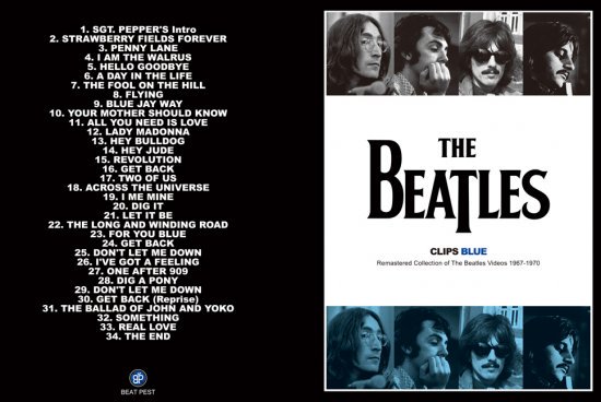 THE BEATLES / CLIPS RED & BLUE