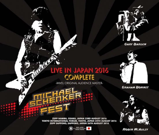 MICHAEL SCHENKER FEST / LIVE IN JAPAN 2016 COMPLETE