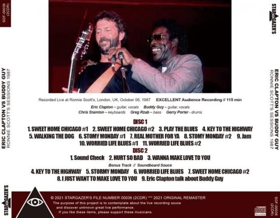 ERIC CLAPTON VS BUDDY GUY / RONNIE SCOTT'S SESSIONS 1987