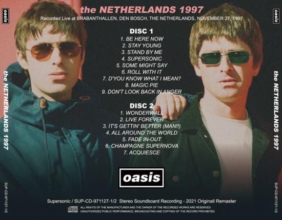 OASIS / THE NETHERLANDS 1997