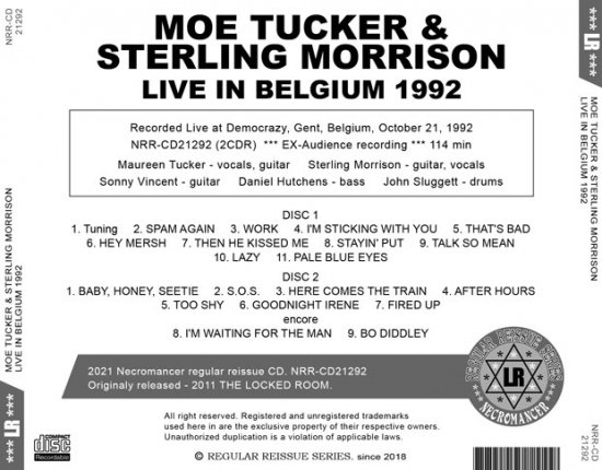 MOE TUCKER u0026 STERLING MORRISON / LIVE IN BELGIUM 1992