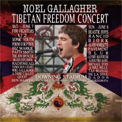 TIBETAN FREEDOM CONCERT ポスター 1997 Tibetan Freedom Concert - NYC Silkscreen Concert Poster