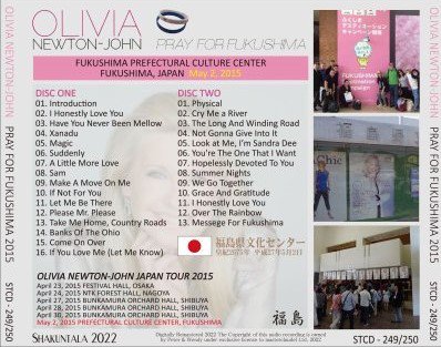 OLIVIA NEWTON JOHN / 2015 PRAY FOR FUKUSHIMA