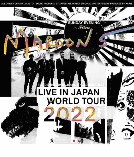新品未使用⭐︎マルーン5WORLD TOUR 2022