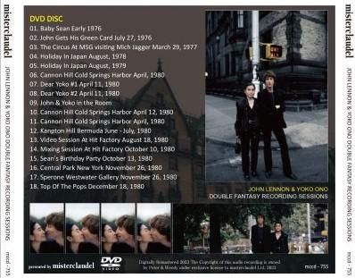 JOHN LENNON / DOUBLE FANTASY RECORDING SESSIONS