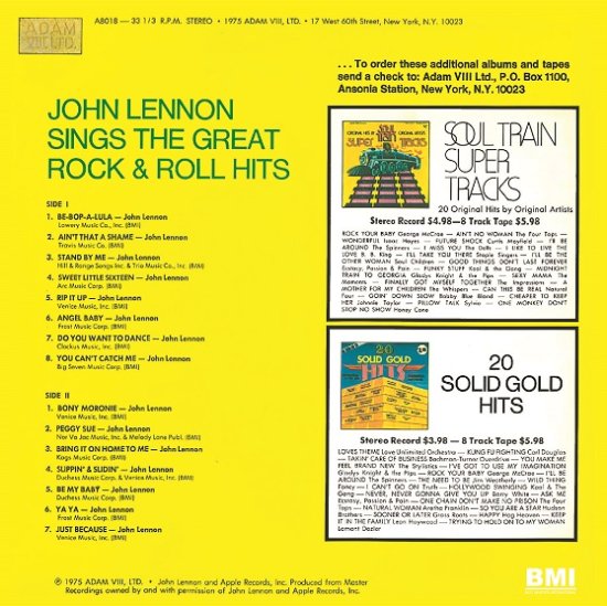 JOHN LENNON / ROCK 'N' ROLL : EXCLUSIVE COLLECTOR'S EDITION