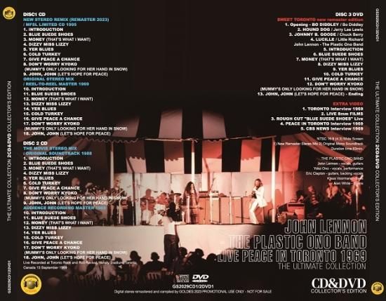 JOHN LENNON - THE PLASTIC ONO BAND / LIVE PEACE IN TORONTO 1969 JOHN LENNON - THE PLASTIC ONO BAND / LIVE PEACE IN TORONTO 1969