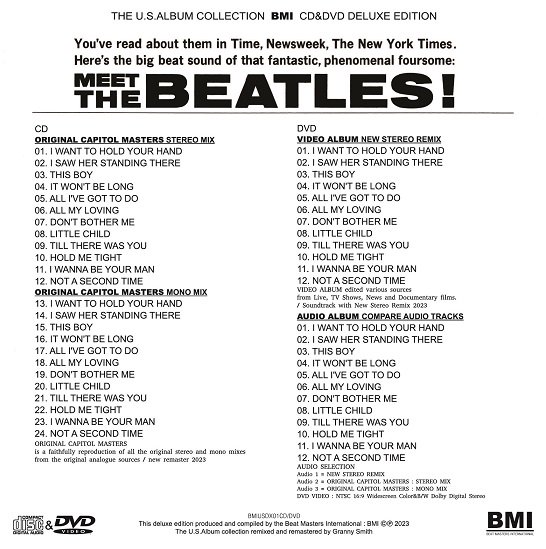 THE BEATLES / MEET THE BEATLES THE U.S.ALBUM COLLECTION