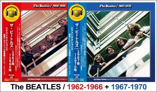 THE BEATLES / 1962-1966 & 1967-1970 : EXTRACTIONS DISCRETE MULTITRACKS  STEREO REMIX