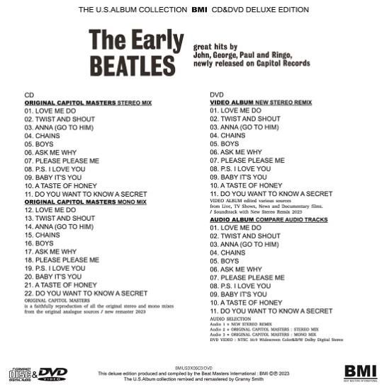 THE BEATLES / THE EARLY BEATLES THE U.S.ALBUM COLLECTION