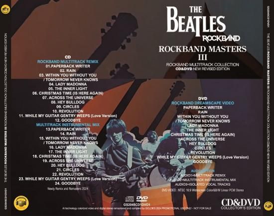 THE BEATLES / ROCKBAND MASTERS III : ROCKBAND MULTITRACK