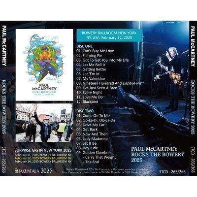 PAUL McCARTNEY / 2025 ROCKS THE BOWERY