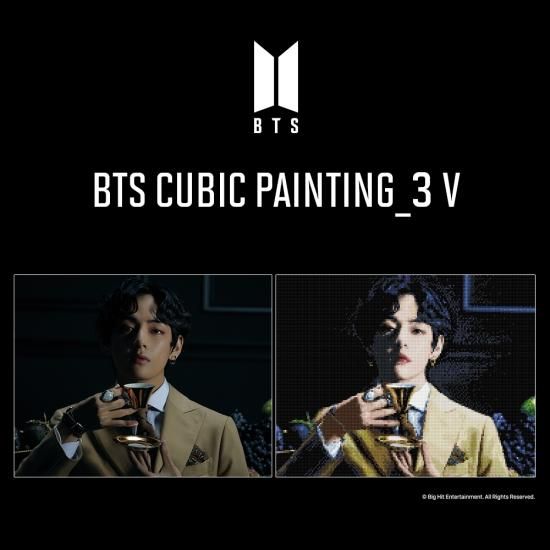 完成品BTS CUBIC PAINTING Dynamite ◇SALE EVENT 50%OFF◇ BTS Dynamite DIYキュービックペイン