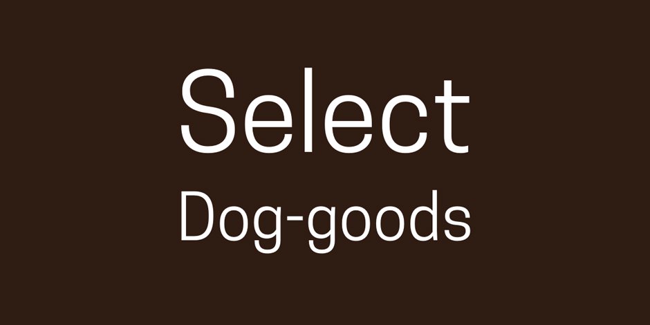 Select Dog-goods
