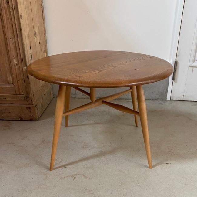 ERCOL アーコール ラウンドコーヒーテーブル P16 イギリス ヴィンテージ