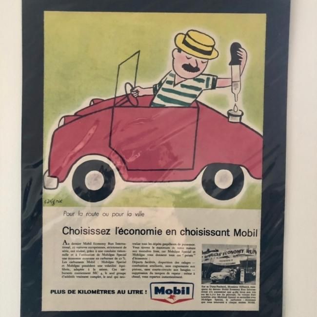 フランス アートポスターE レイモン・サヴィニャック MOBIL